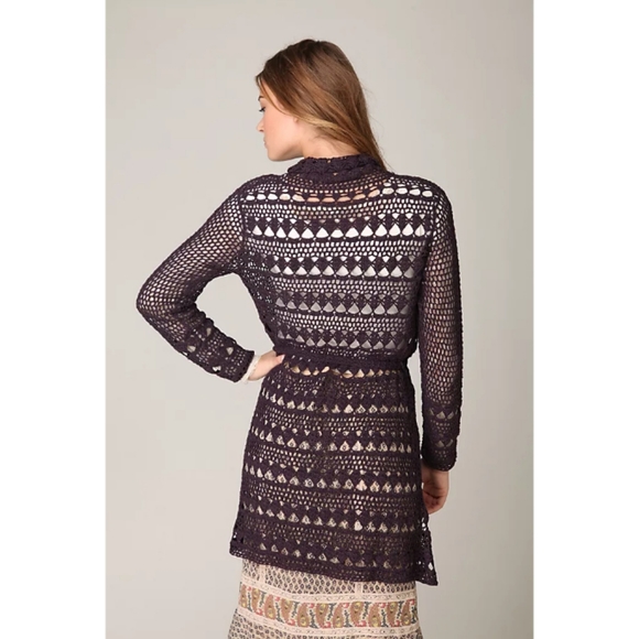FREE PEOPLE I Rounded Up Crochet Cardigan - Picture 4 of 8